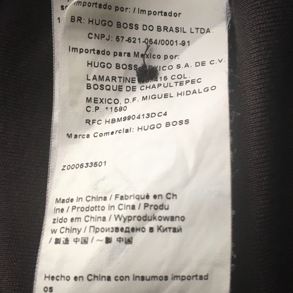 Boss by Hugo Boss Steel Grey Cotton Long Sleeve Shirt Sz XS - Picture 11 of 16